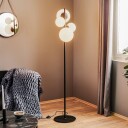 ALDEX Gulvlampe Bloom 4 lyskilder svart