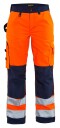 Blåkläder Varselbukse dame Orange/Marineblå C46