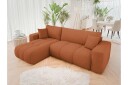 Flo Sovesofa med Sjeselong 3 seter   Oransje