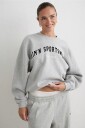 Aim'n - Collegegenser Varsity Sweatshirt - Grå