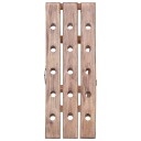 vidaXL Vinstativ for 15 flasker 26x50x70 cm heltre mahogni