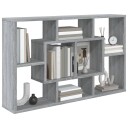 vidaXL Vegghylle gr? sonoma 85x16x52,5 cm konstruert tre