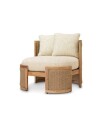 Marenzo lenestol i teak