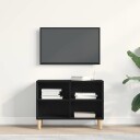  TV skap Svart 69.5 x 30 x 50 cm Konstruert tre