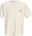 Jack & Jones Jornorrebro Typo Tee Ss Crew Neck Sn Jnr   Cream   128