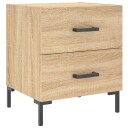  Nattbord sonoma eik 40x35x47,5 cm konstruert tre
