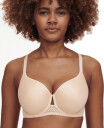 Chantelle BH Pulp Memory Foam T-shirt Covering Bra Beige G 75 Dame