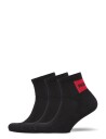 HUGO 3P Sh Rib Label Cc   Black   40 46
