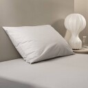Hotellputetrekk sateng lys beige