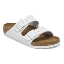 Birkenstock Women"s Arizona Natural Leather Narrow White 42