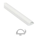 D-Line dekorativ kabelskjuler 2 meter (hvit)