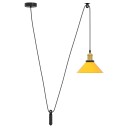  Høydejusterbar E27 Glans Gul Ø 22cm Metall