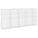 vidaXL Gabion med 5 mm tråd og 10x10 cm mesh 450x50x200 cm