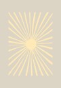 Abstract Sun Glow Plakat / 100x150