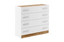 Kommode Dentro 100X40X90 Cm   Rød