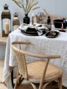 Chic Antique Fransk spisestol med flettet sete og rygg 41551-00