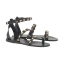 Ancient Greek Sandals Dame Sko Svart 39 EU,