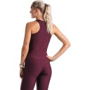 FUSION Tank Treningstopp Dame Bordeaux M