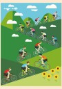Uphill Cycling Race Plakat / 70x100