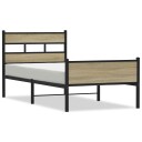  Sengeramme uten madrass sonoma eik 90x190 cm konstruert tre 8721158378712