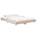  Sengeramme sonoma eik 135x190 cm konstruert tre