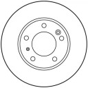 Bremseskive TRW DF1435