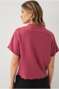Ellos Collection   Topp med høy krage   Rosa
