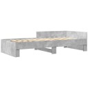  Sengeramme betonggrå 90x190 cm konstruert tre 8721102822049