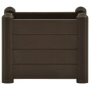 vidaXL Høybed PP mocca 43x43x35 cm