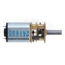 Mikro DC-Girmotor 30:1 med Karbonbørster 6V