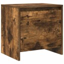 vidaXL Nattbord røkt eik 45x34x44,5 cm sponplate