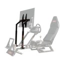 Next Level Racing F-GT Monitorstativ for 1-3 Skjermer - Justerbart i Svart