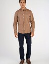 Lindbergh Linen/Cotton Shirt L/S Brown M