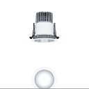 Zumtobel Downlight PANOS 100mm 15W 1271lm 3000K DALI hvit