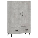 vidaXL Highboard betonggrå 70x31x115 cm konstruert tre