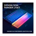 Logitech G512 X 75 Håndleddsstøtte Acrylic Hvit for Tastatur