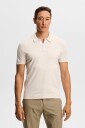 J. Lindeberg Matheo Knit Golf Polo   CreaM