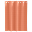  Gardiner med gardiner 2 pcs Terrakotta Polyester