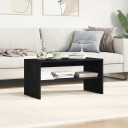 TV benk svart eik 80x40x40 cm konstruert tre