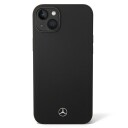 Mercedes Silikondeksel til iPhone 14 Plus med MagSafe i Sort