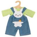 Heless Dukkeklær 35-45cm "Bunny Lou" Snekkerbukse og Stripete Genser