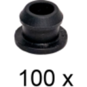 Gummiprok 8 mm. Pakke med 100 stk.