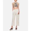 Ralph Lauren Chino Wide-Leg Trouser - Warm White Hvit US 6
