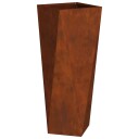 vidaXL Plantekassed Rusten 30 x 30 x 75 cm Cortenstål