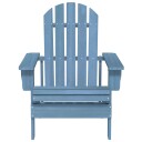 vidaXL Adirondack hagestol heltre gran blå