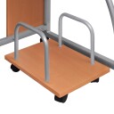 vidaXL Databord brun 110x52x88,5 cm konstruert tre