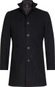 Bruun & Stengade Bs Ontario Slim Fit Coat - BLACK - M