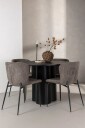 Venture Home   Spisegruppe Olivia med 4 stk stoler Modesto   Svart