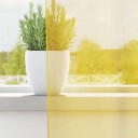  Voilegardiner med hemper 2 stk gul 140x175 cm 8721158553331