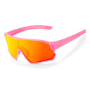 Rockbros 14110009004 Polariserte Sykkelbriller for Barn 8-14 ??r - Rosa
